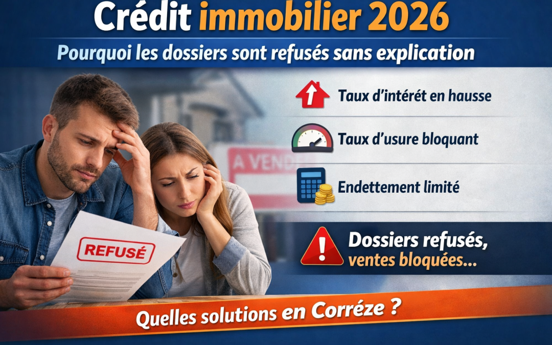 Crédit immobilier 2026 : pourquoi certains dossiers sont refusés sans explication